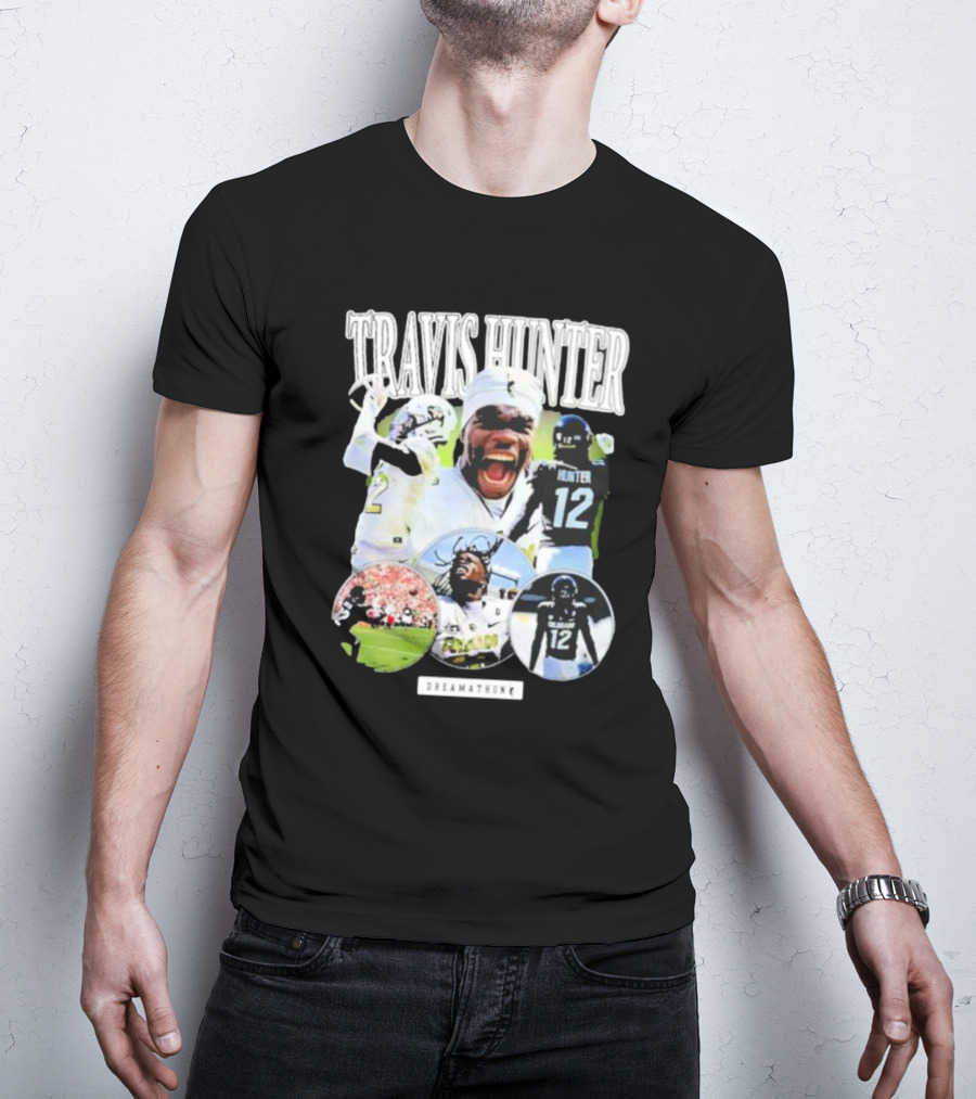 Travis Hunter Football Dreamathon Performance Highlights T-Shirt