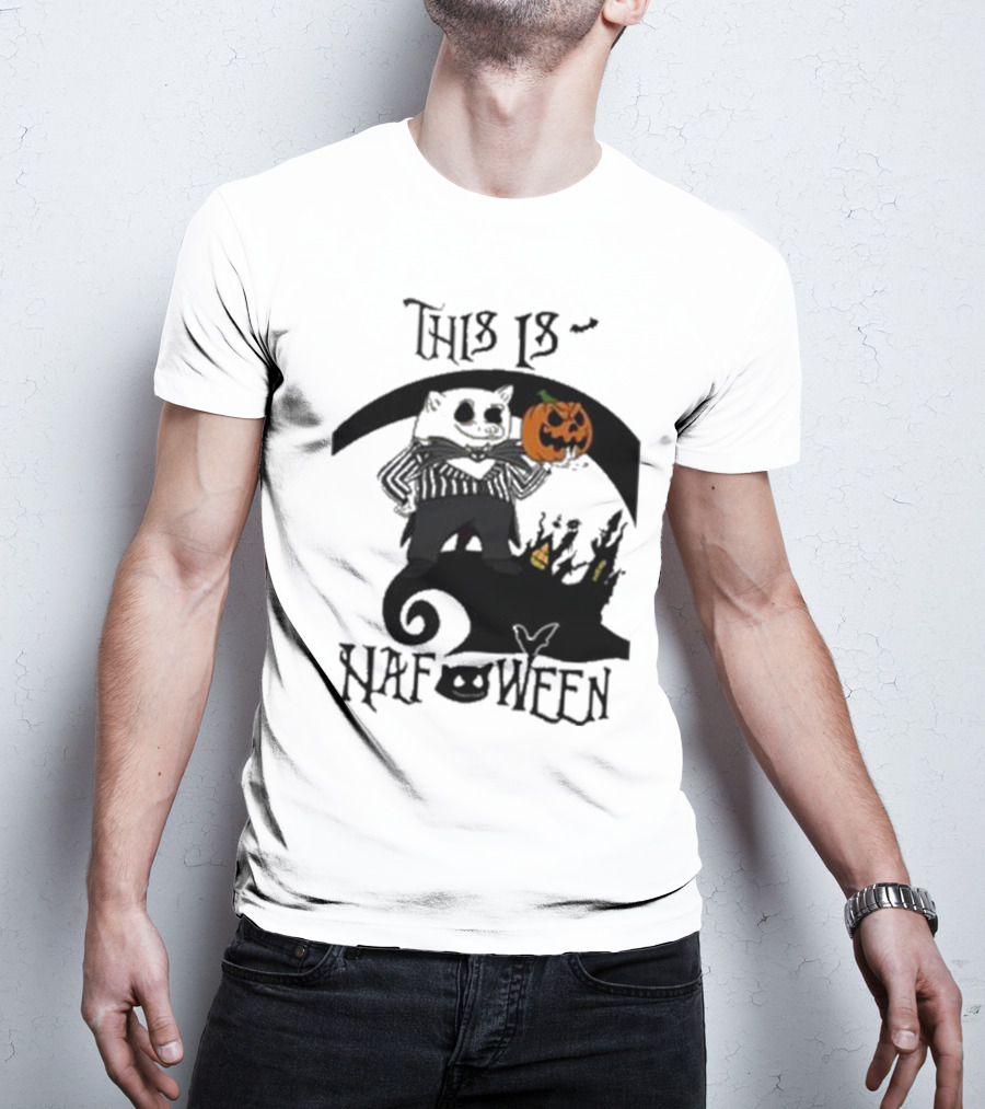 This Is Nafoween Halloween Nafo Pumpkin Character T-Shirt