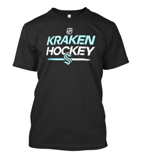 Seattle Kraken Hockey NHL Logo Authentic Pro Primary Replen T-Shirt