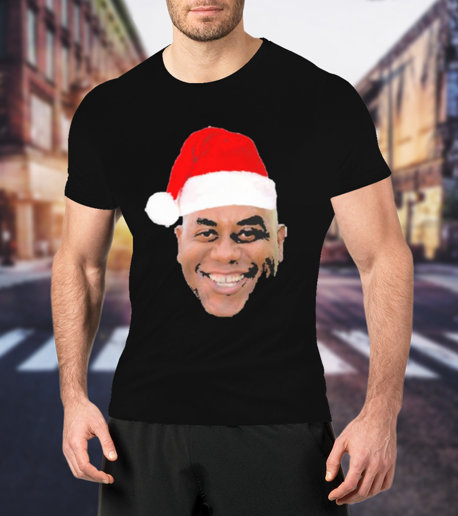 Winter Christmas Ainsley Meme Santa Hat T-Shirt