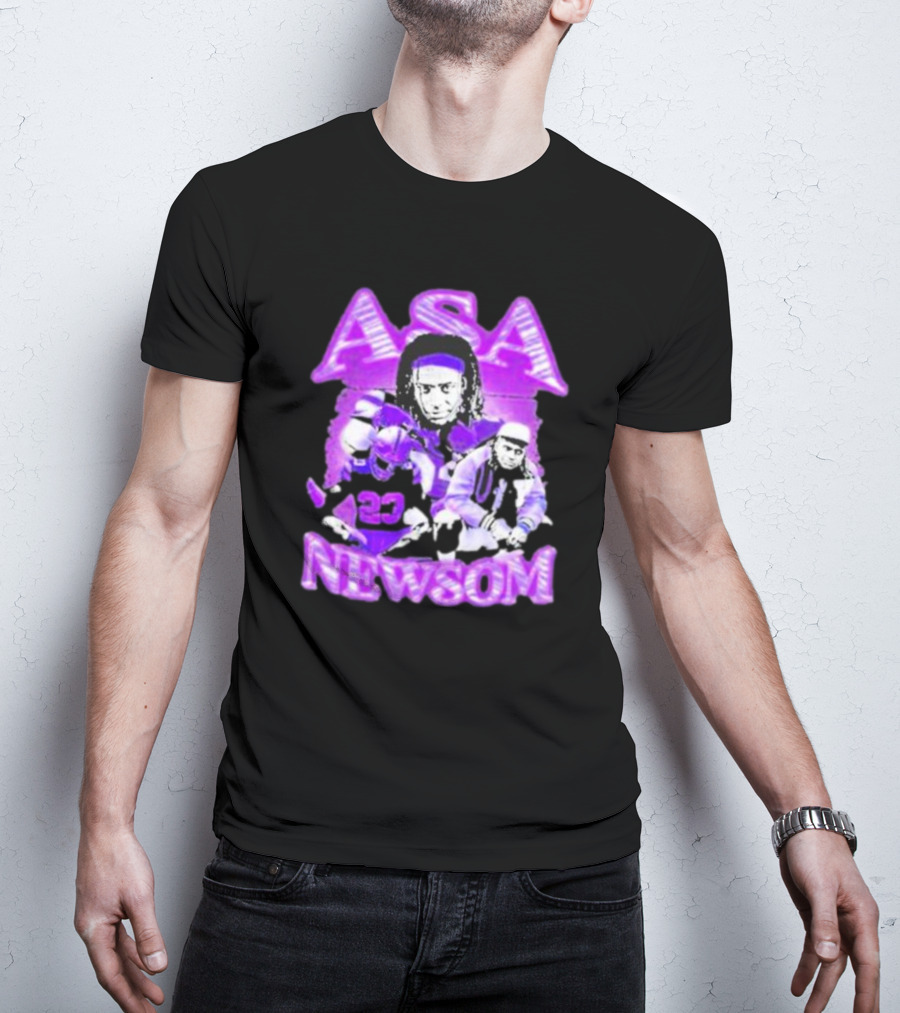 ASA Newsom Vintage Lightweight 23 Football T-Shirt