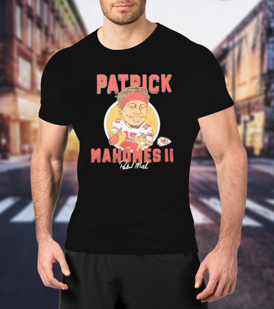 Patrick Mahomes II Red Mal Chiefs Signature T-Shirt