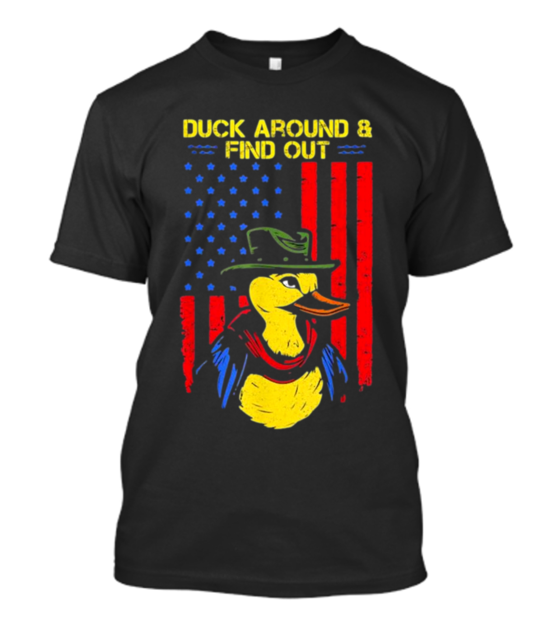 Oregon Duck Around And Find Out Patriotic T-Shirt