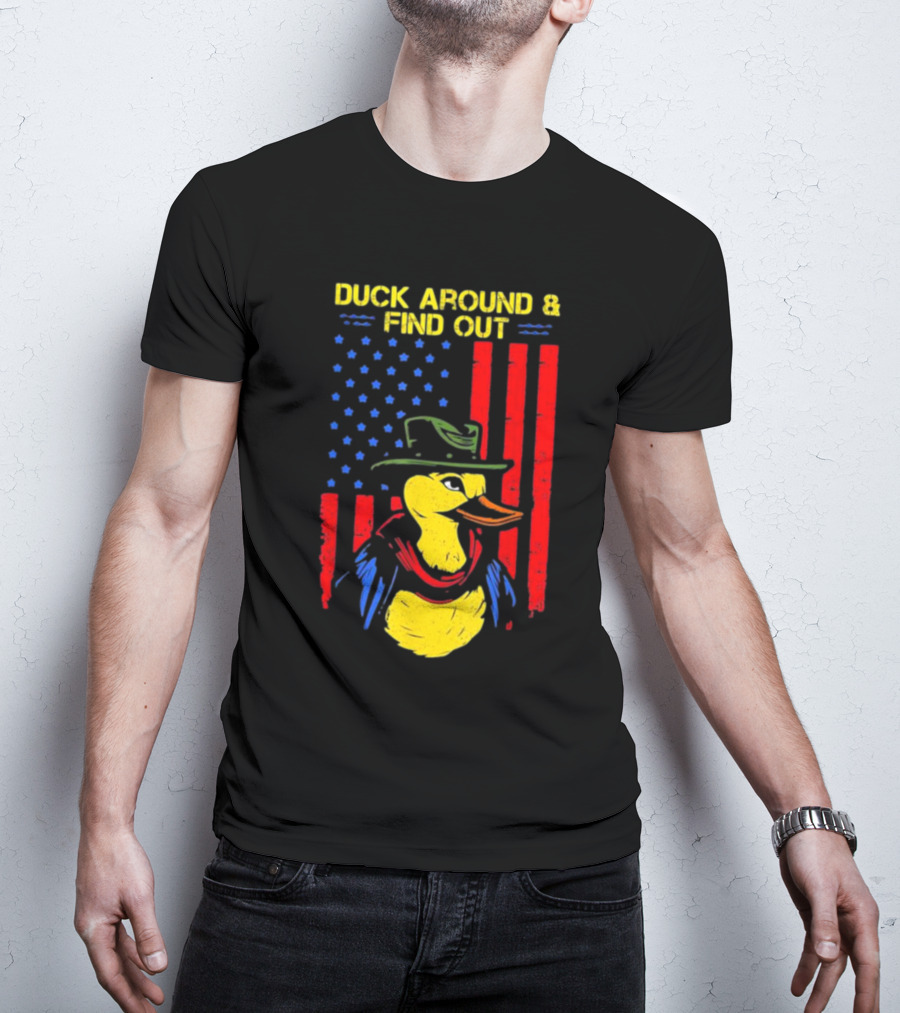 Oregon Duck Around And Find Out Patriotic T-Shirt