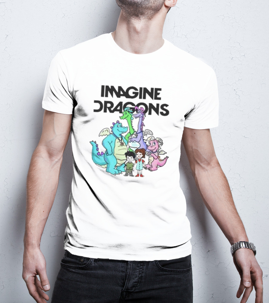Imagine Dragons Dinosaur Band Group T-Shirt