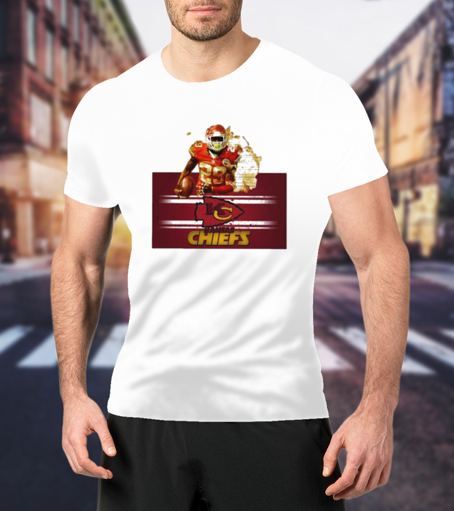Player 29 Kansas City Chiefs Golden Football Legend T-Shirt