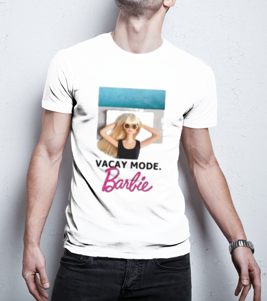 Vacay Mode Barbie Sunglasses Relaxation Scene T-Shirt