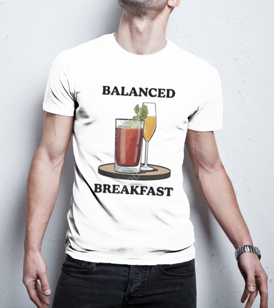 Balanced Breakfast Bloody Mary Mimosa Duo T-Shirt