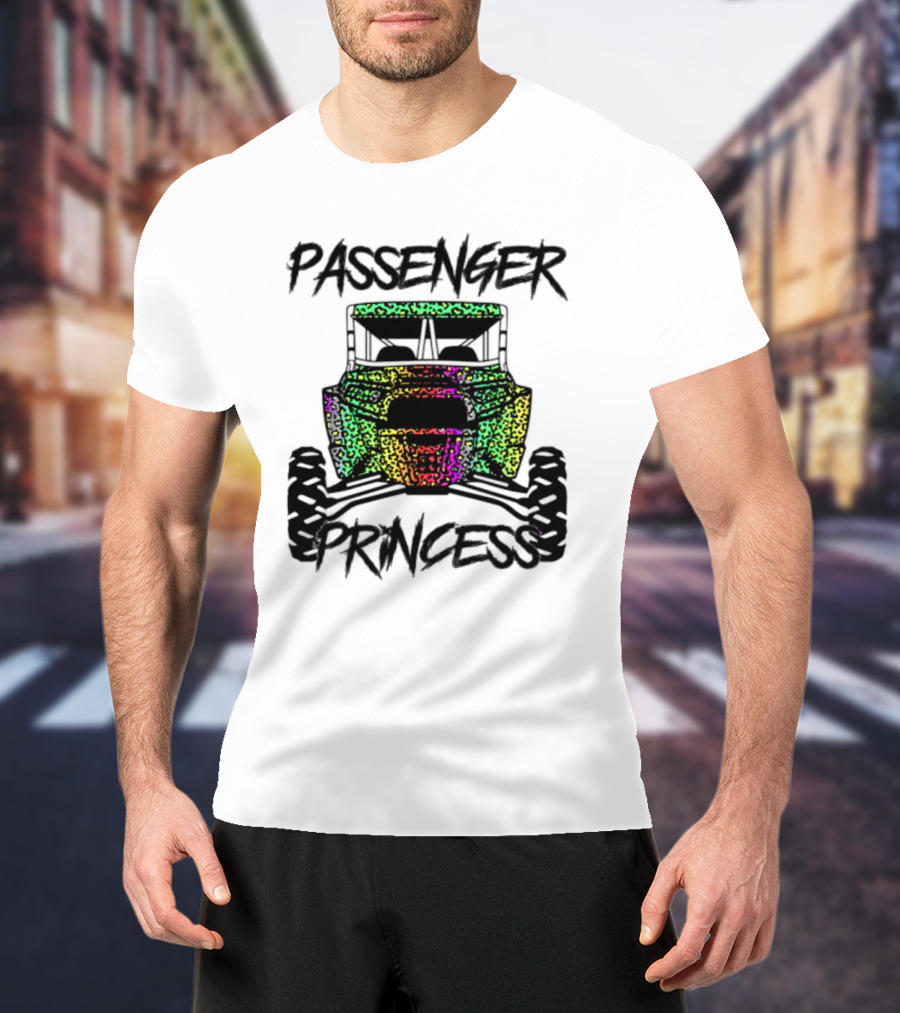 Passenger Princess Colorful Off-Road UTV T-Shirt
