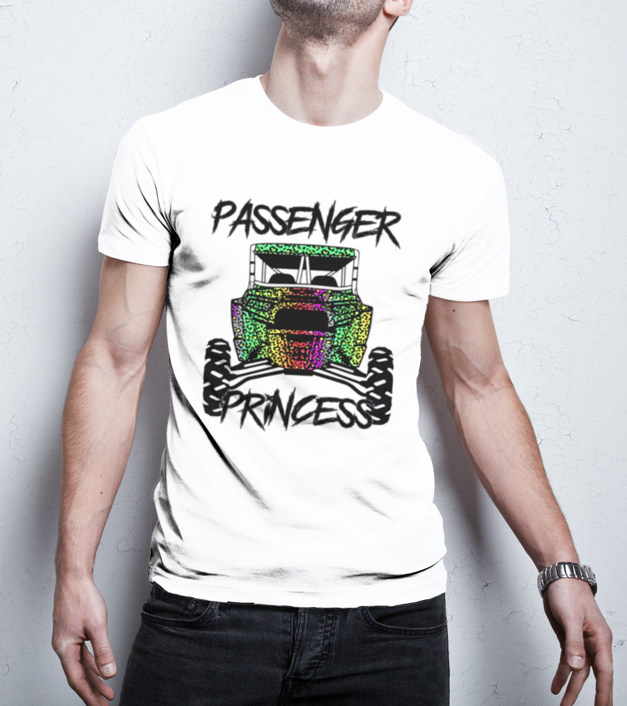 Passenger Princess Colorful Off-Road UTV T-Shirt