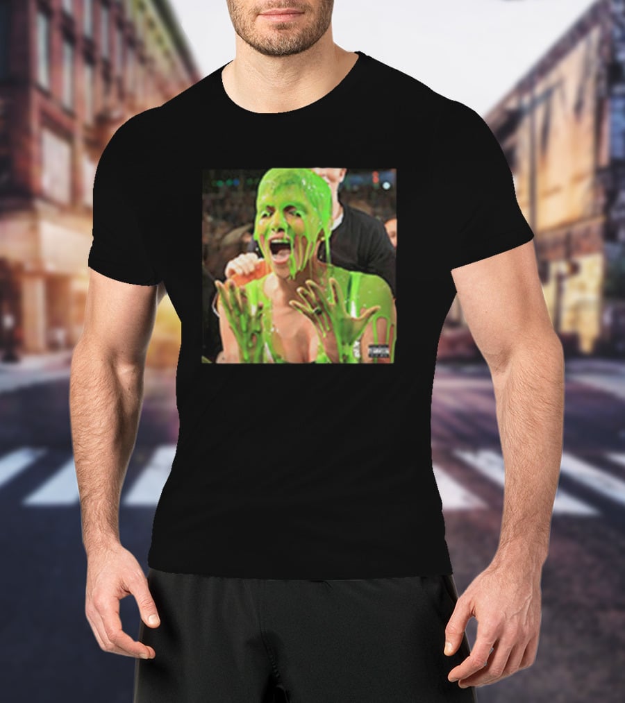 Drake Slime You Out Album Cover Green Slime Woman T-Shirt