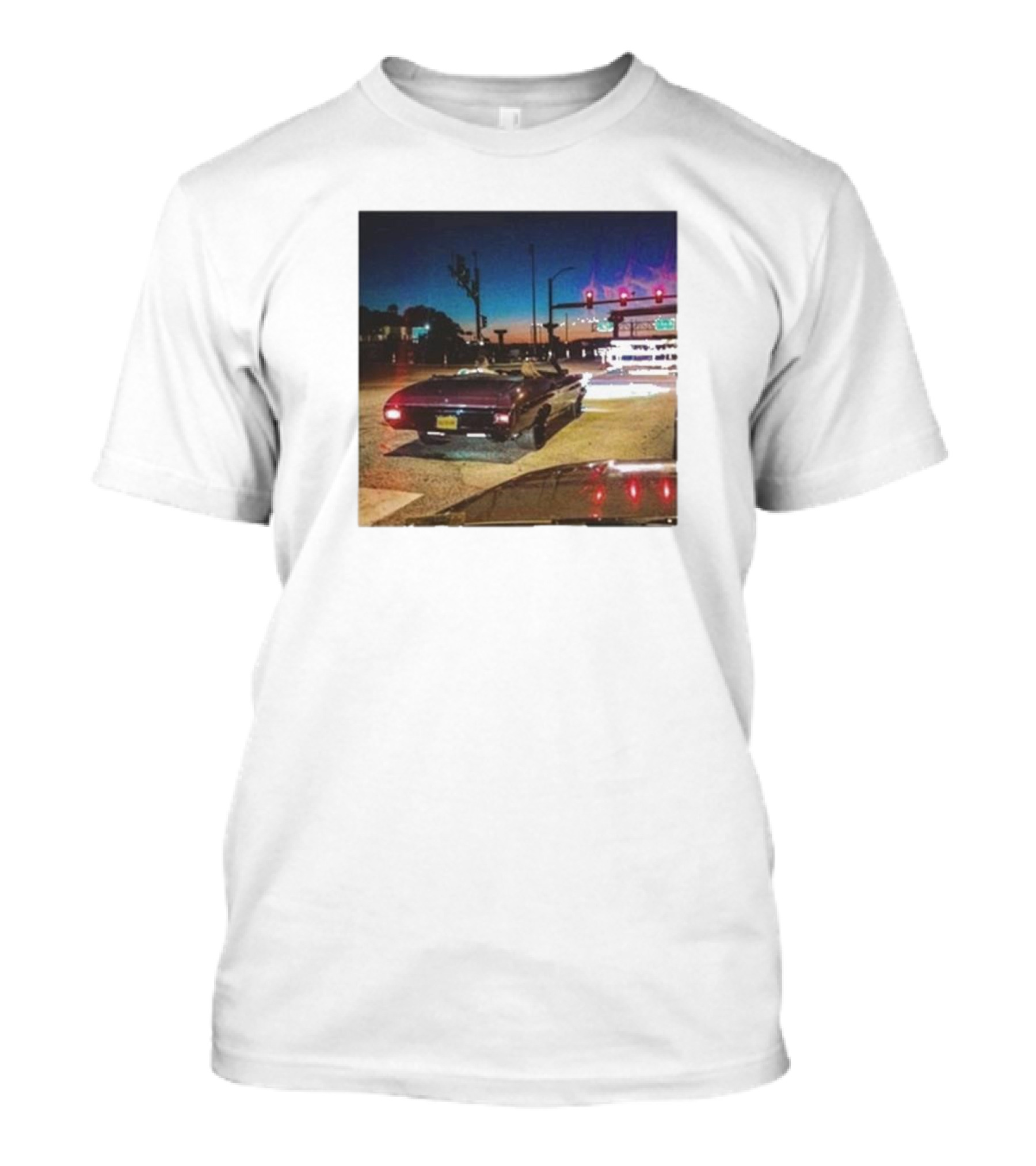 Intheclutch Bad Blood Taylor Night Drive Vintage Car Scene T-Shirt