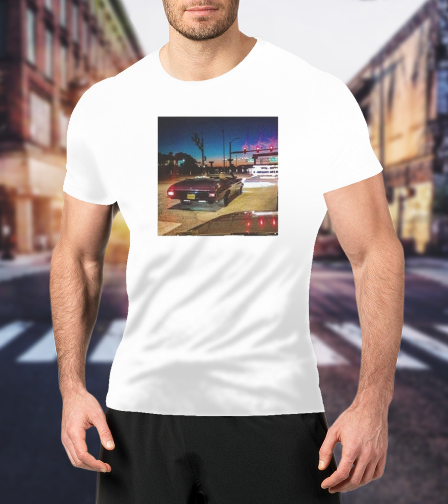 Intheclutch Bad Blood Taylor Night Drive Vintage Car Scene T-Shirt