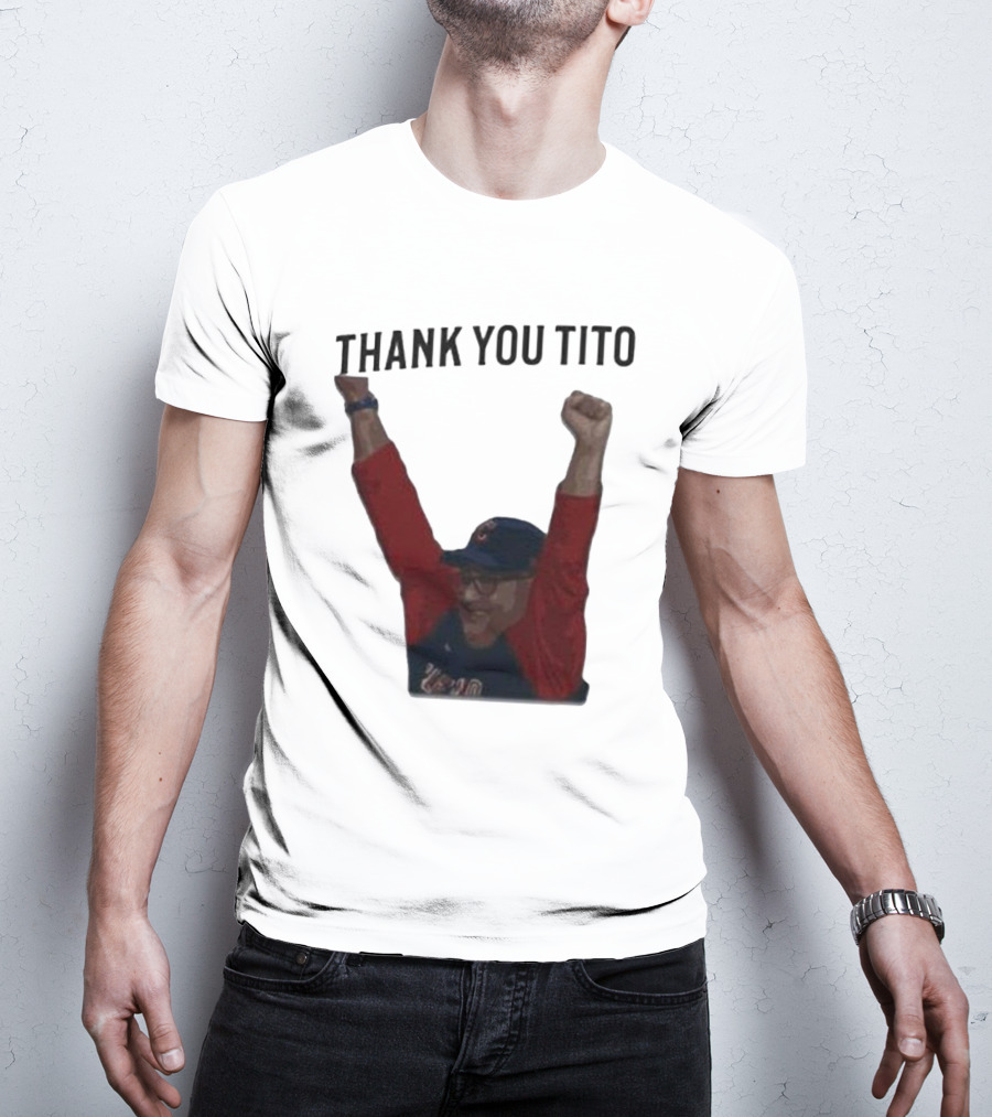 Thank You Tito Guardians Baseball T-Shirt