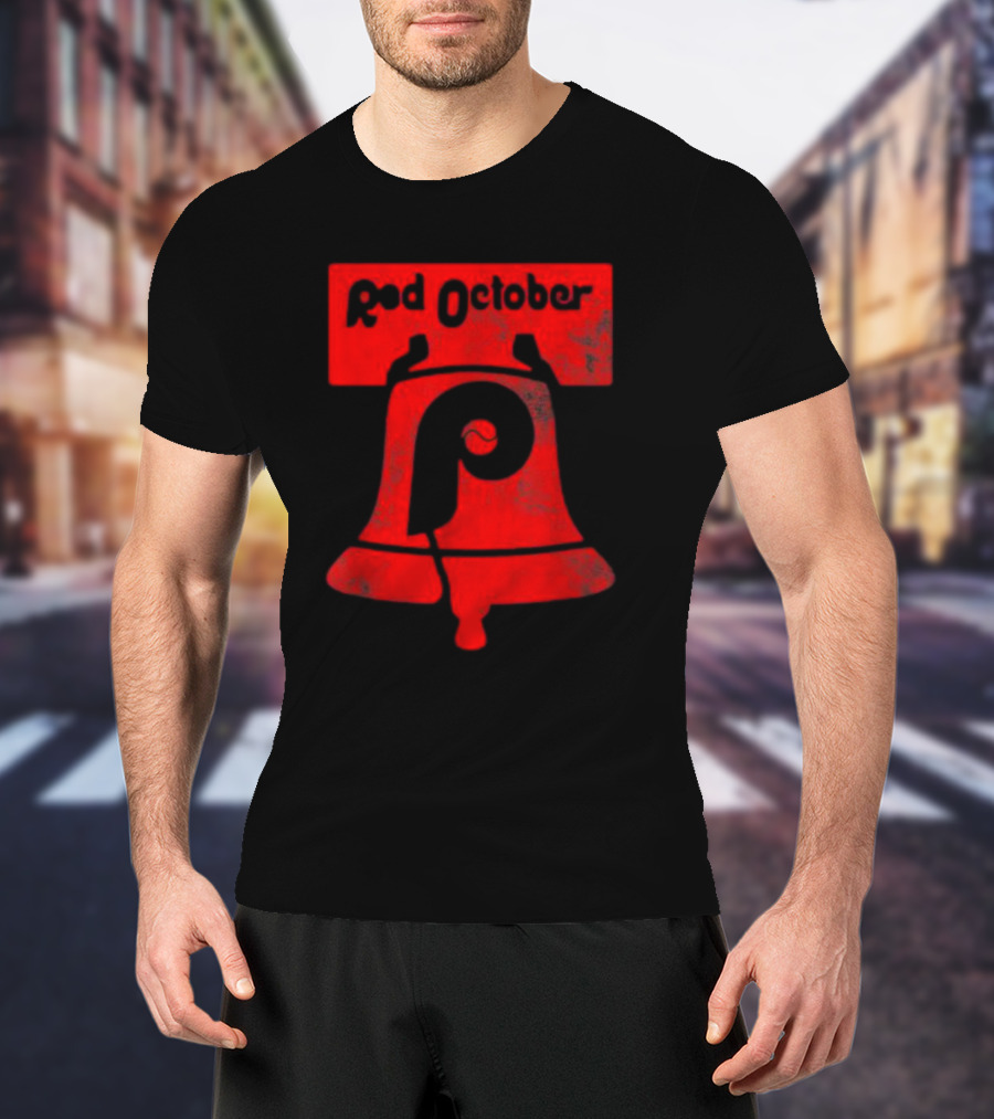 Red October Philadelphia Bell Vintage Phillies T-Shirt