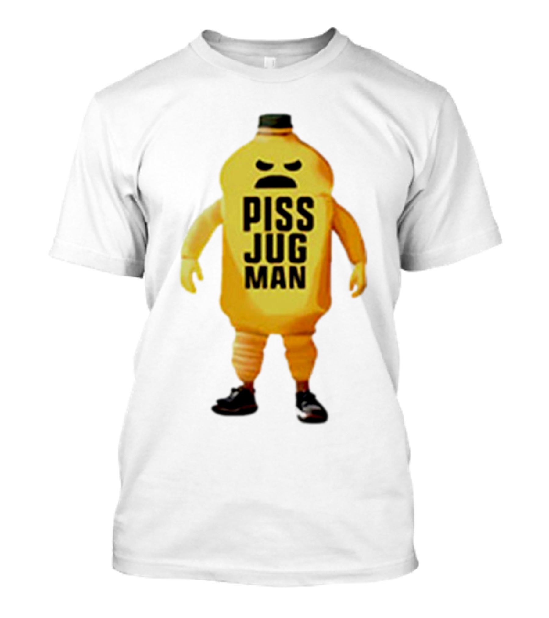 Piss Jug Man Mascot Character With Attitude And Sneakers T-Shirt