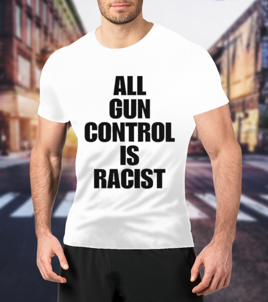 Black Patriot Vet All Gun Control Is Racist T-Shirt