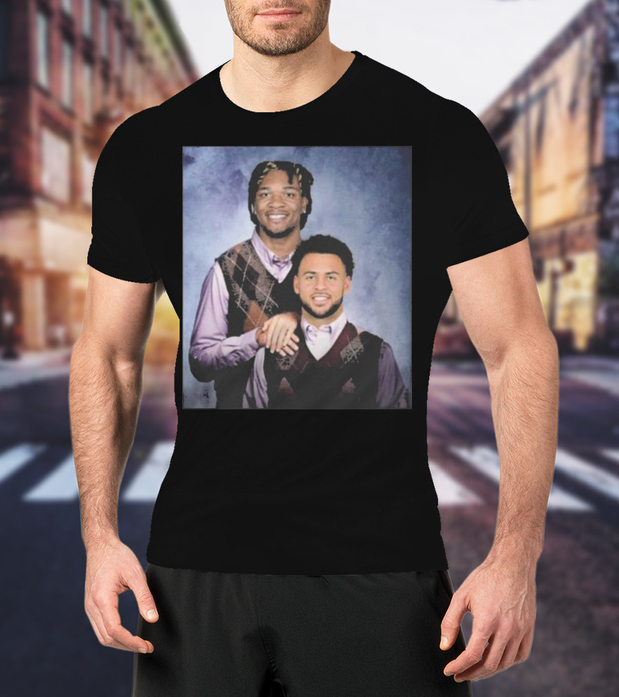 Michael Pittman Jr And Anthony Richardson Indianapolis Colts Step Brothers Meme T-Shirt