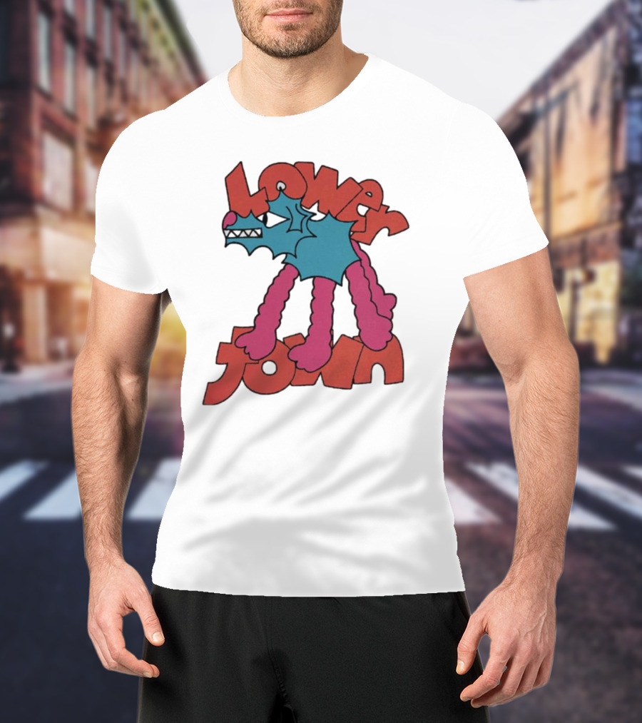 Lowertown Playful Cartoon Dog T-Shirt