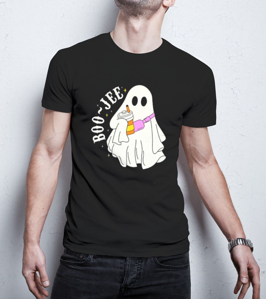 Boo Jee Ghost Cute Funny Halloween Ghost Boo-Jee T-Shirt