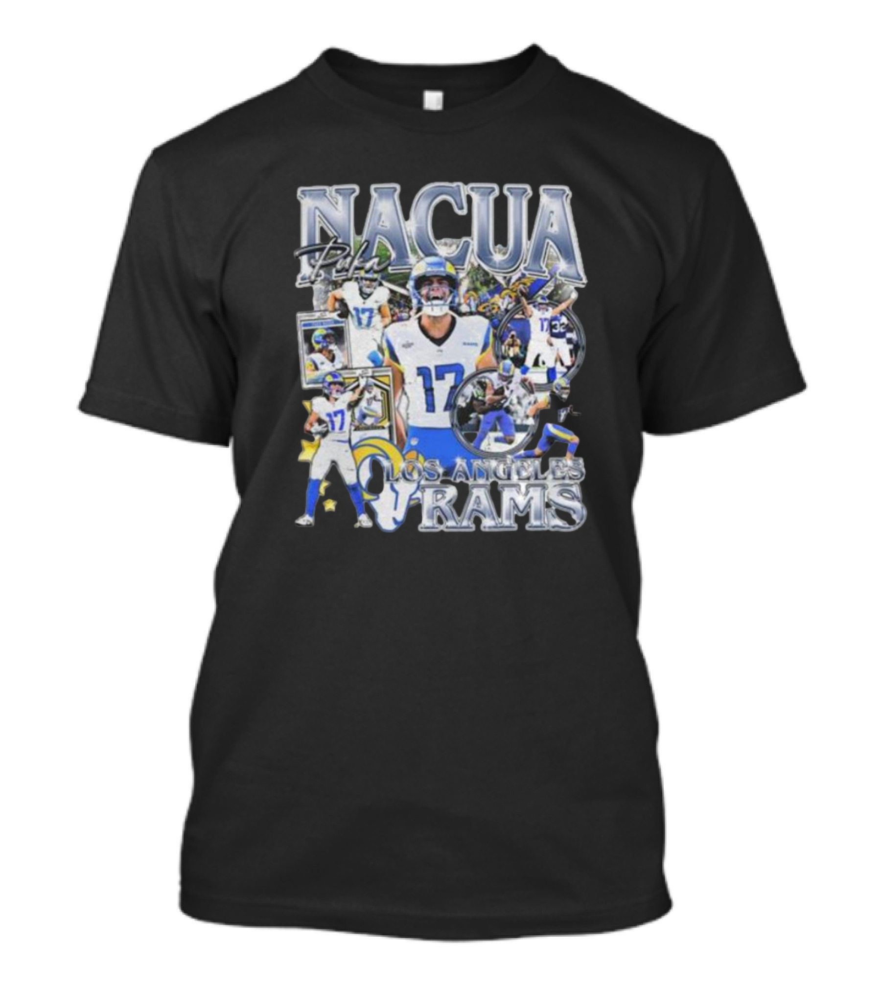 Nacua Puka Los Angeles Rams Football Star Number 17 T-Shirt