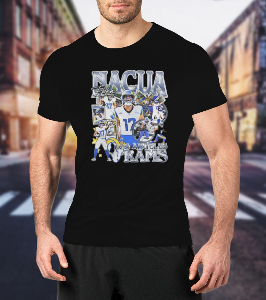 Nacua Puka Los Angeles Rams Football Star Number 17 T-Shirt