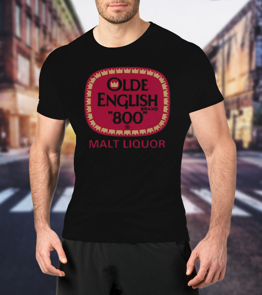 Olde English 800 Brand Malt Liquor T-Shirt