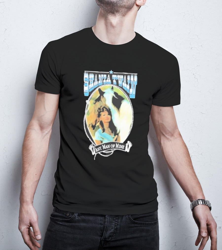 Shania Twain Any Man Of Mine Country Music Equestrian T-Shirt