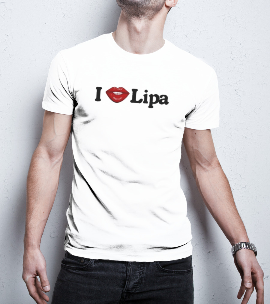 I Lip Lipa Shirt Simplelipa I Love Lipa Red Lips T-Shirt