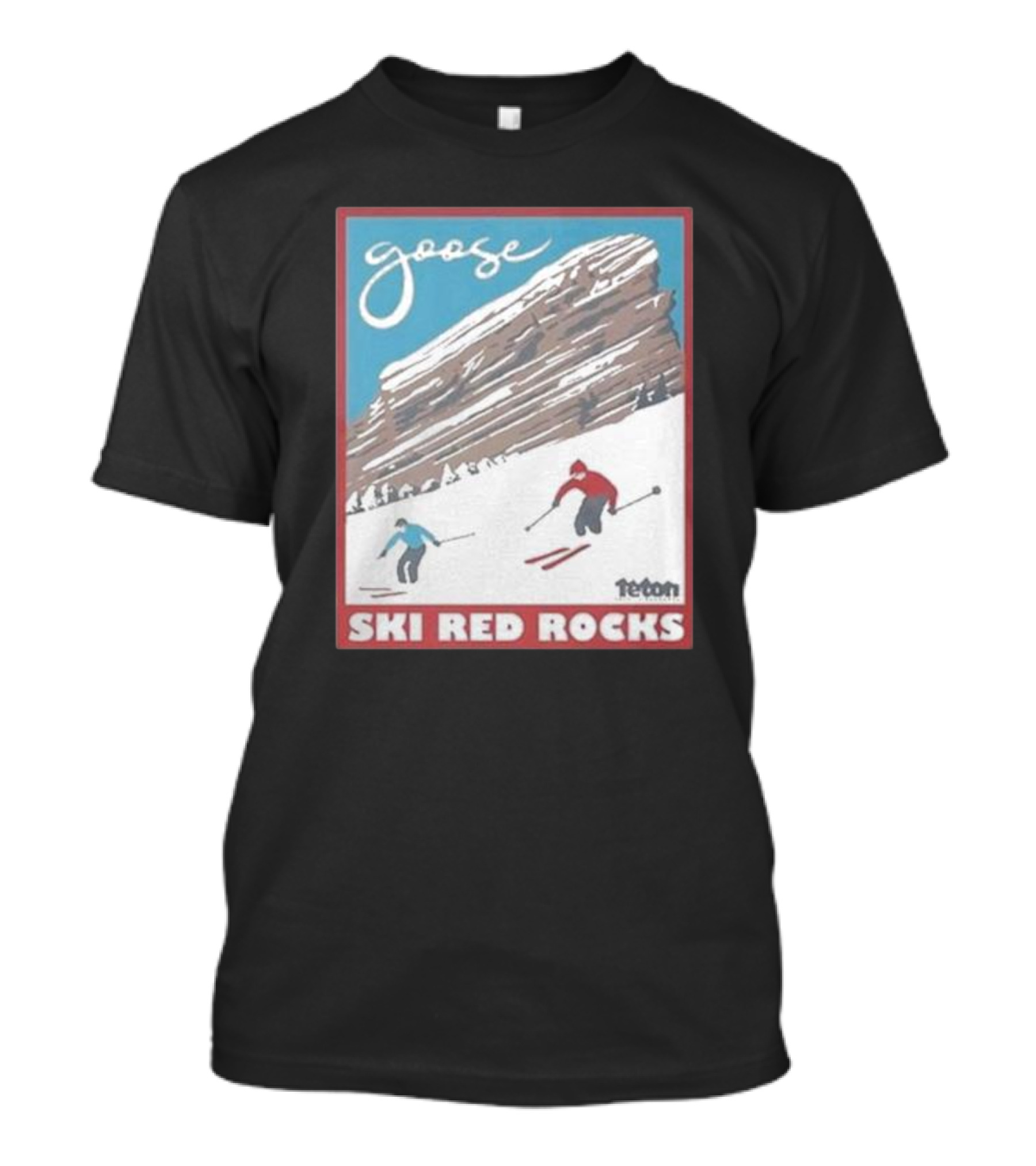 Goose Ski Red Rocks Teton T-Shirt