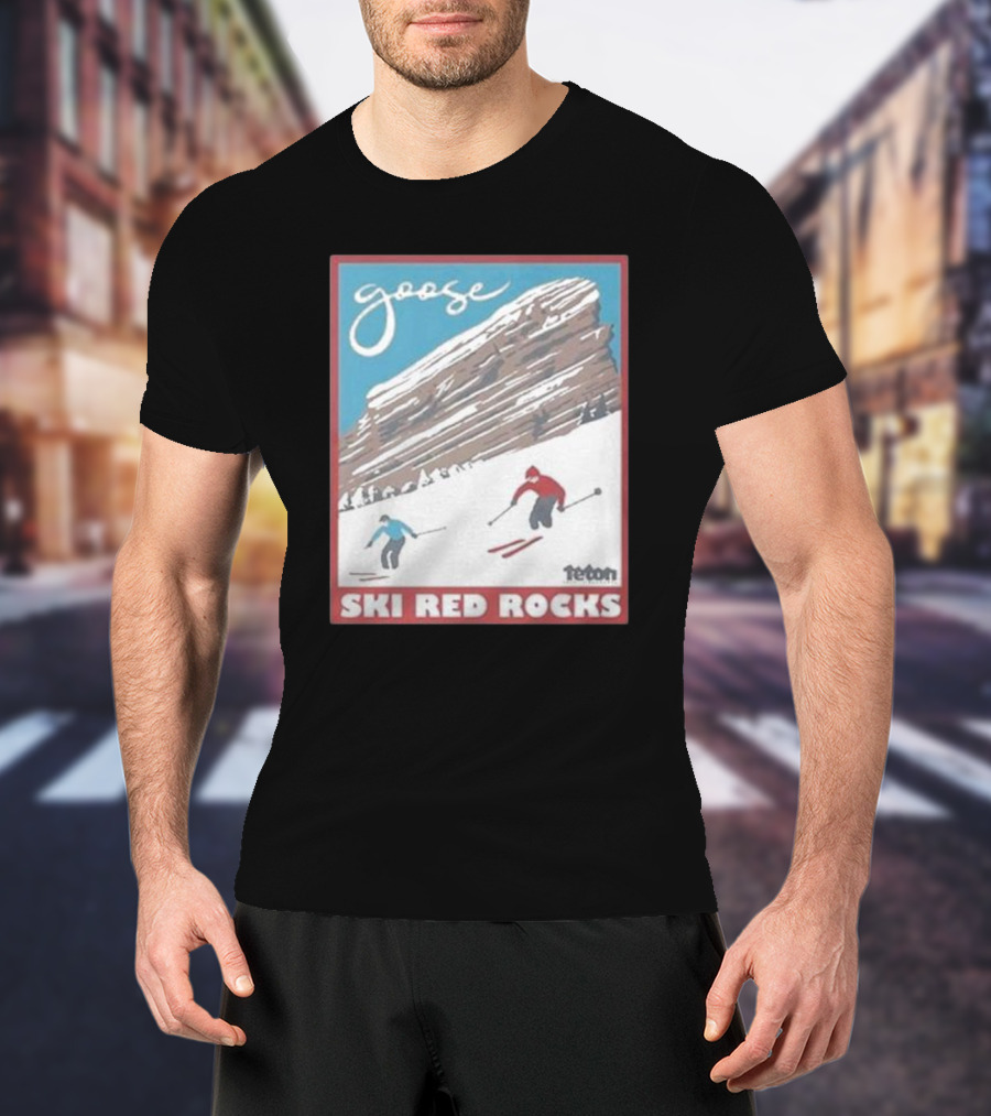 Goose Ski Red Rocks Teton T-Shirt