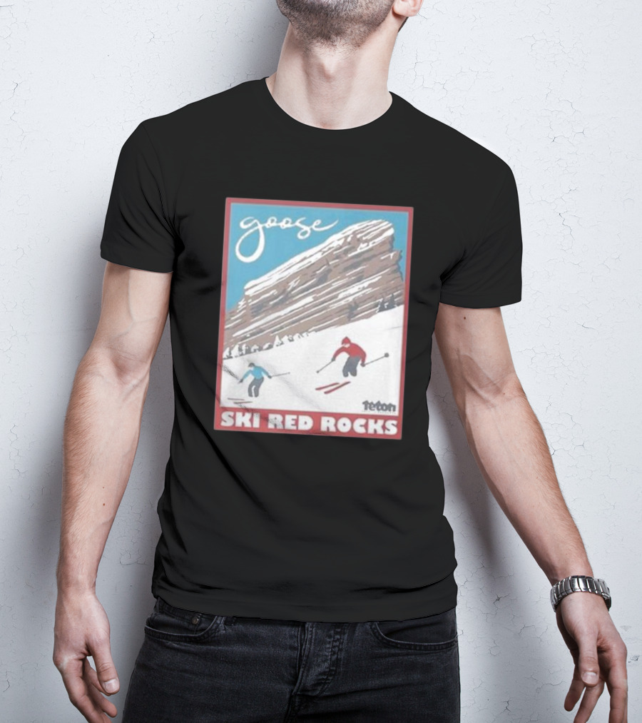 Goose Ski Red Rocks Teton T-Shirt