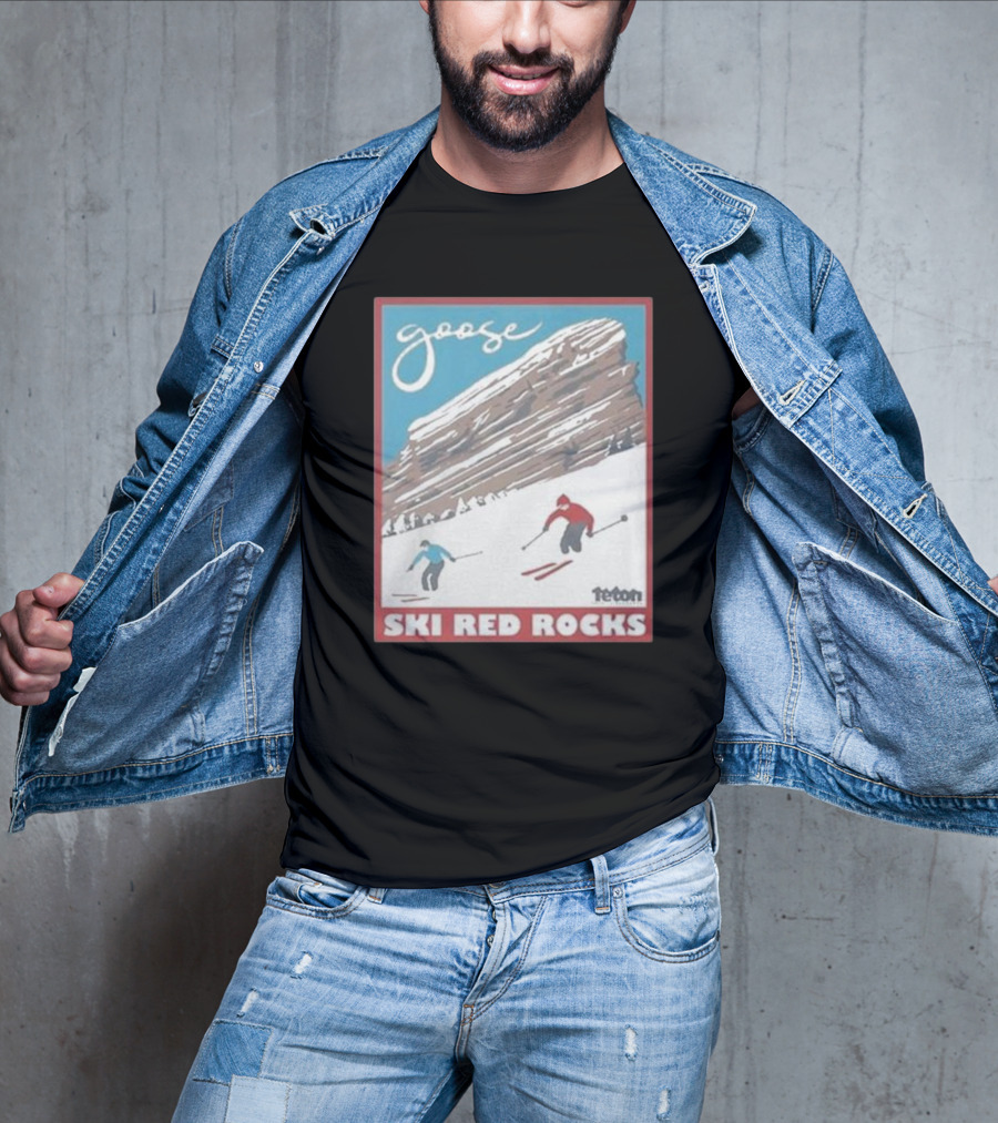 Goose Ski Red Rocks Teton T-Shirt