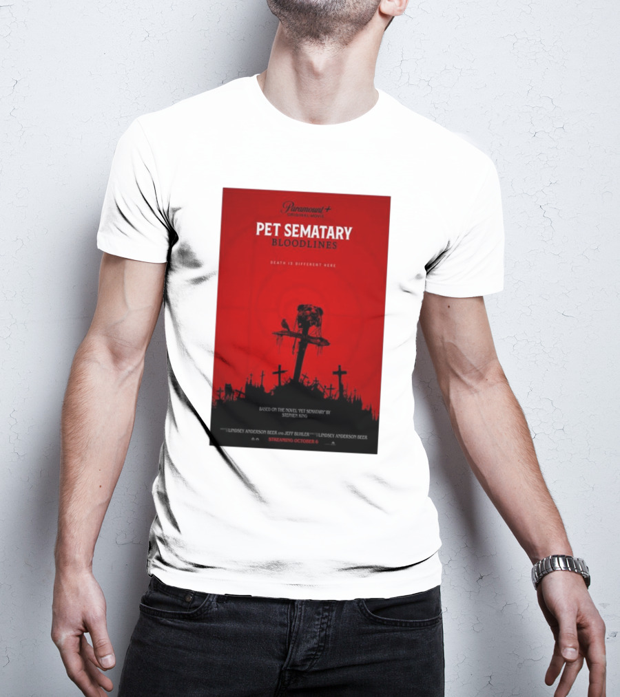 Paramount+ Original Movie Pet Sematary Bloodlines Death Is Different Here Streaming October 6 Based On The Novel By Stephen King T-Shirt