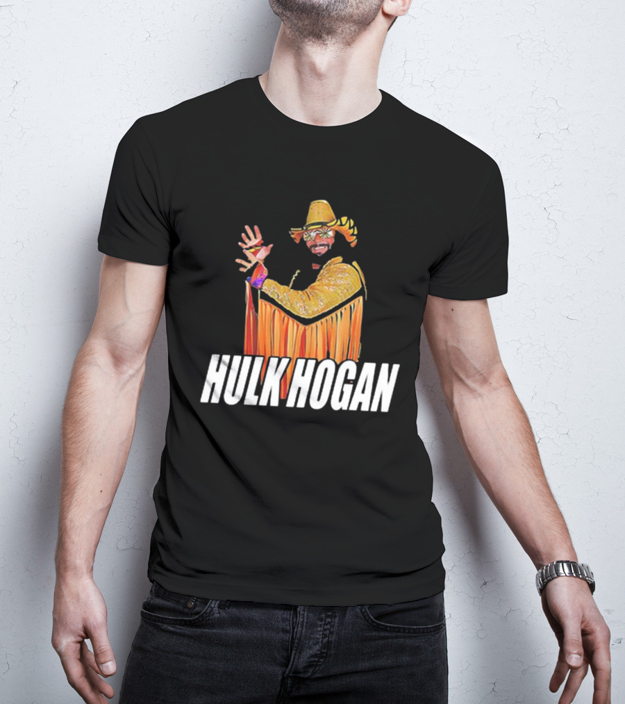Macho Hulk Hogan Retro Style Wrestler Costume T-Shirt
