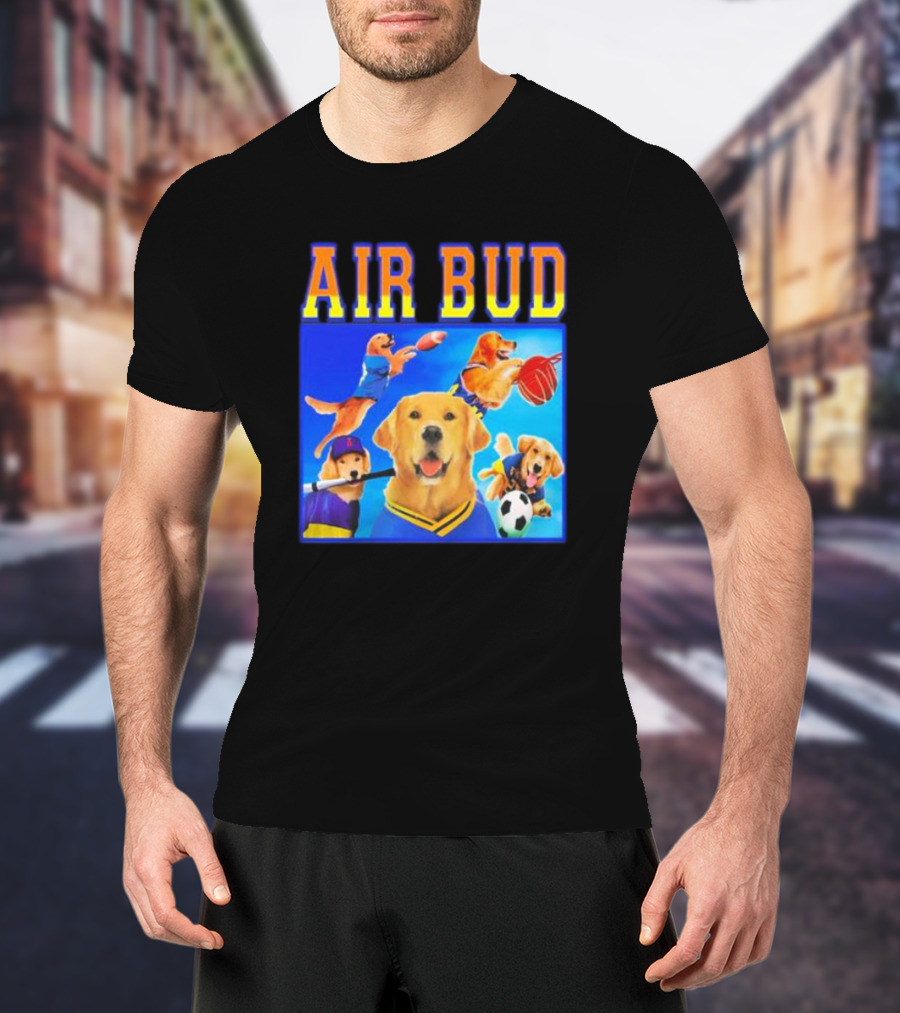 Air Bud Golden Retriever Sports Basketball Football Soccer Baseball T-Shirt