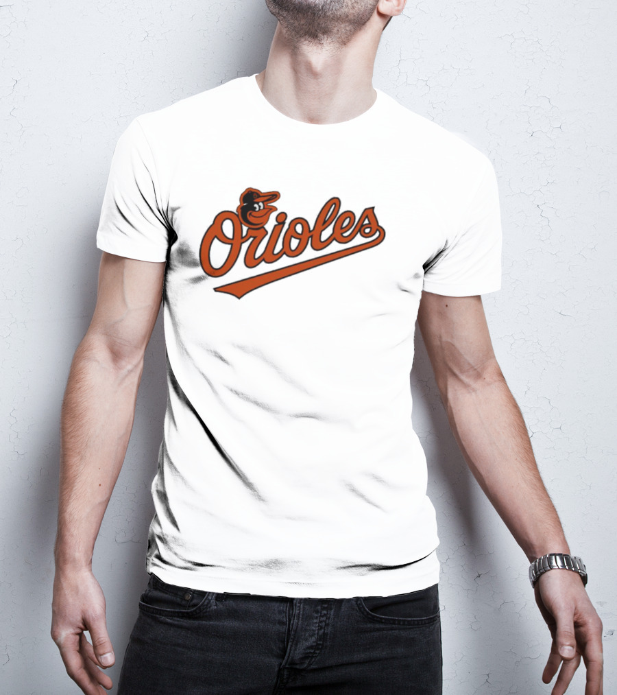 Orioles Baltimore Classic Script Logo Baseball Team T-Shirt