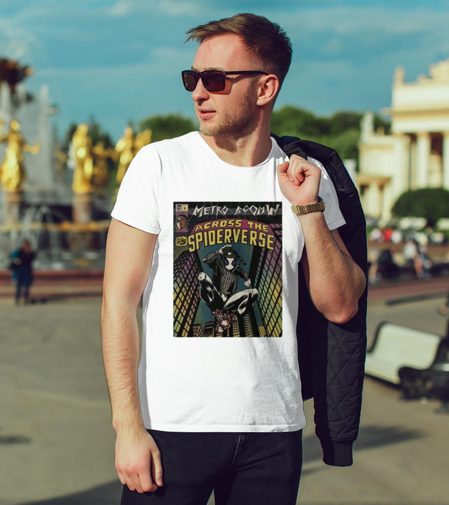Metro Boomin Across The Spiderverse Comic Style Cover T-Shirt