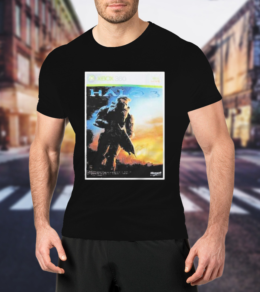 Halo 3 Xbox 360 Master Chief Cover T-Shirt