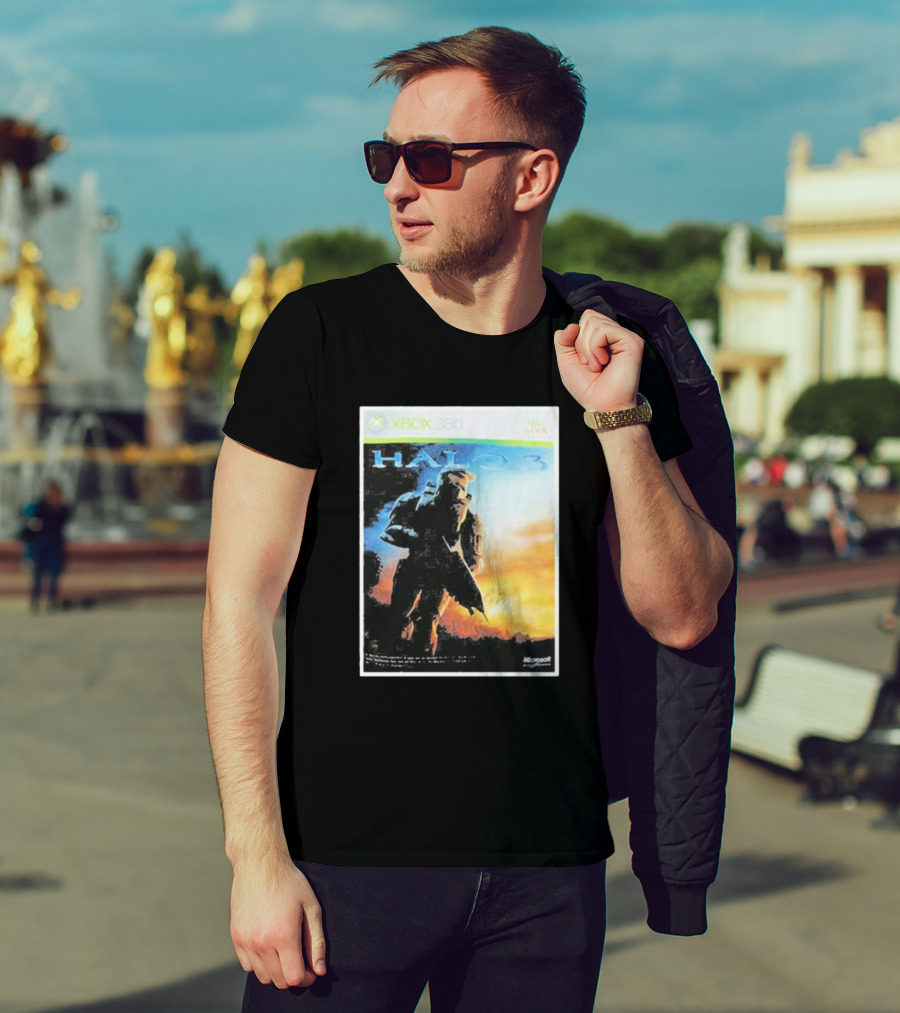 Halo 3 Xbox 360 Master Chief Cover T-Shirt