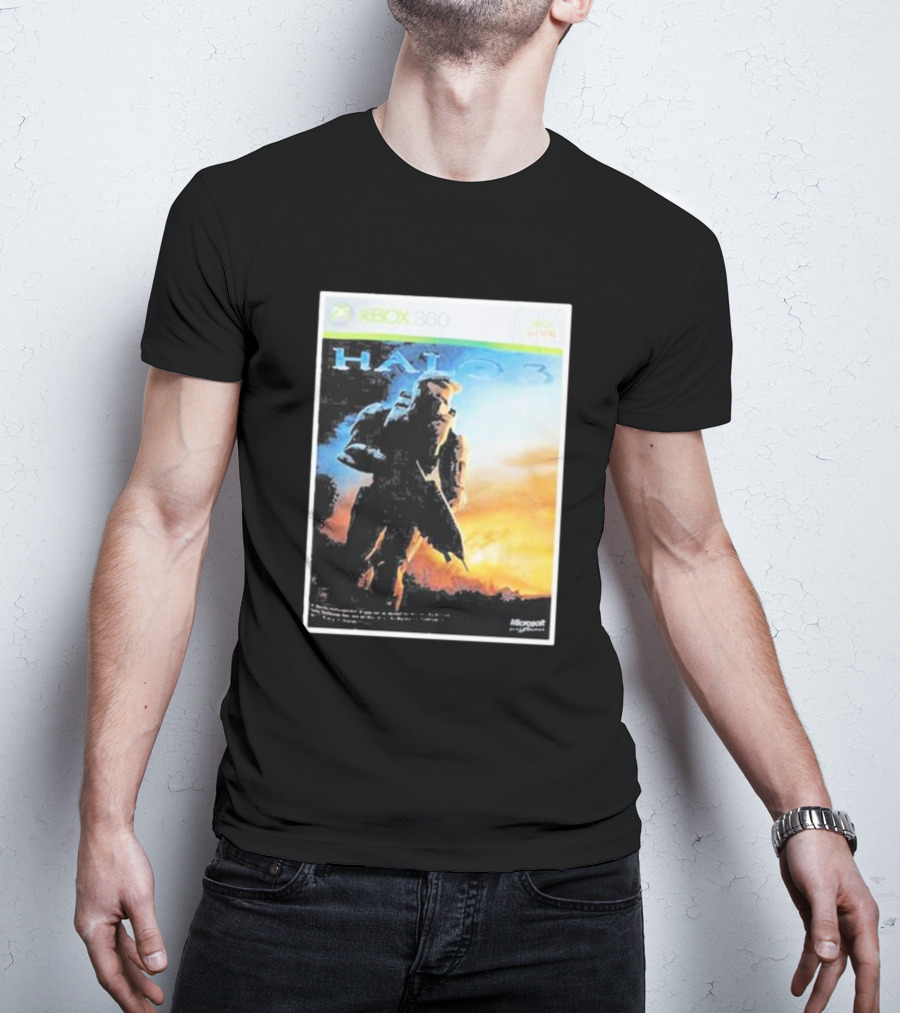 Halo 3 Xbox 360 Master Chief Cover T-Shirt