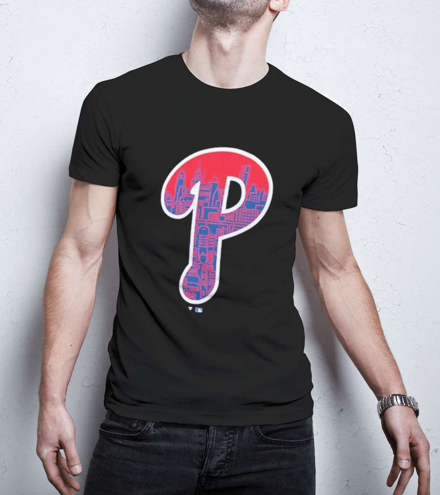 Philadelphia Phillies City Skyline P T-Shirt
