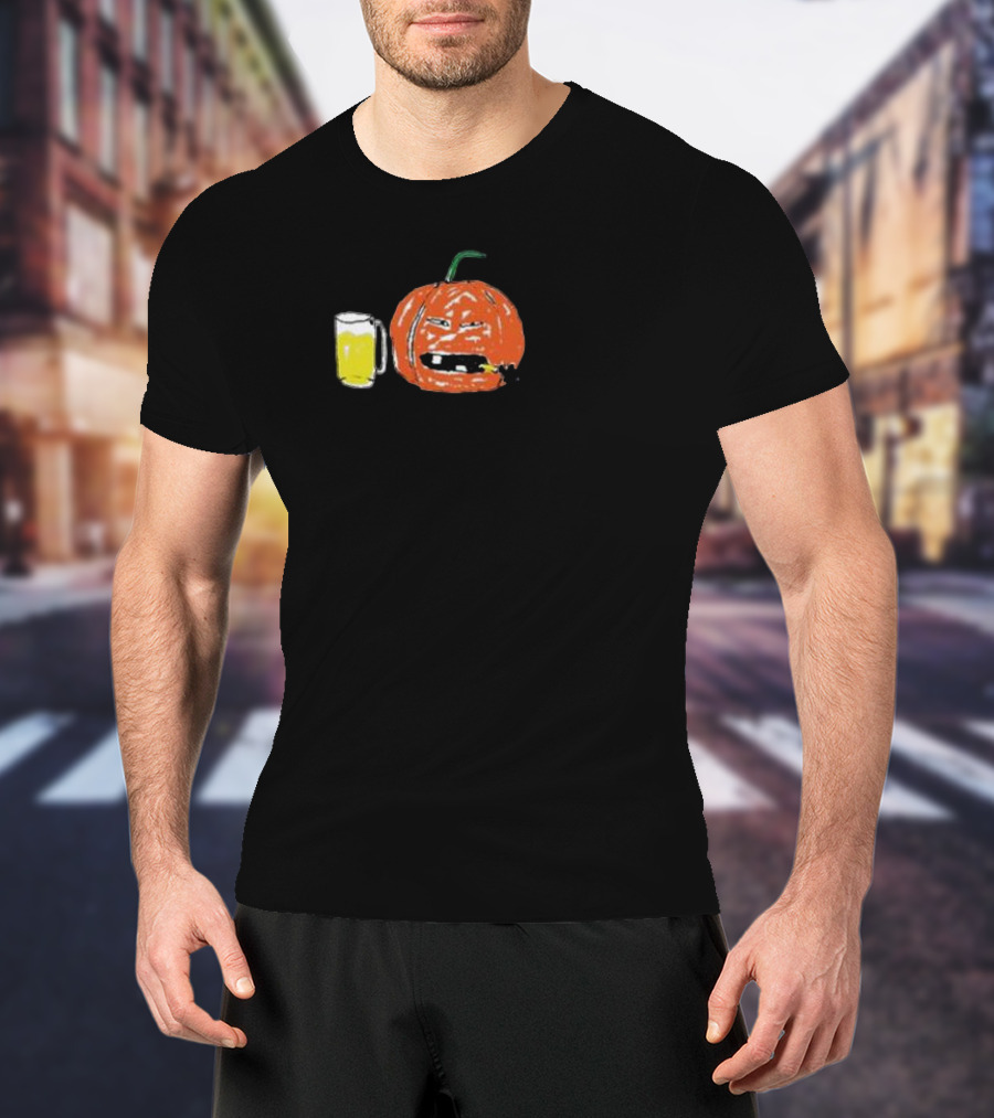 Im Getting Smashed Pumpkin Mgray T-Shirt