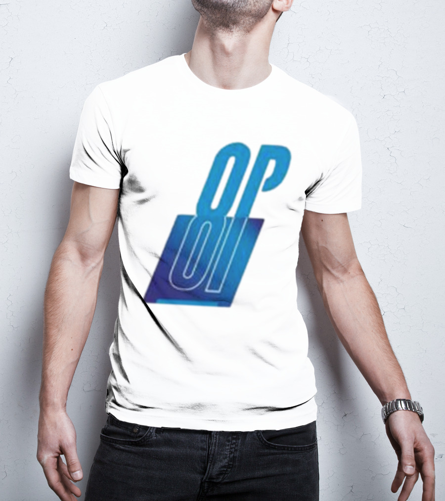 Oscar Piastri OP Blue Logo Motif T-Shirt