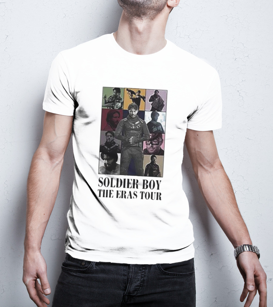 Soldier Boy The Eras Tour Multicolor Collage T-Shirt