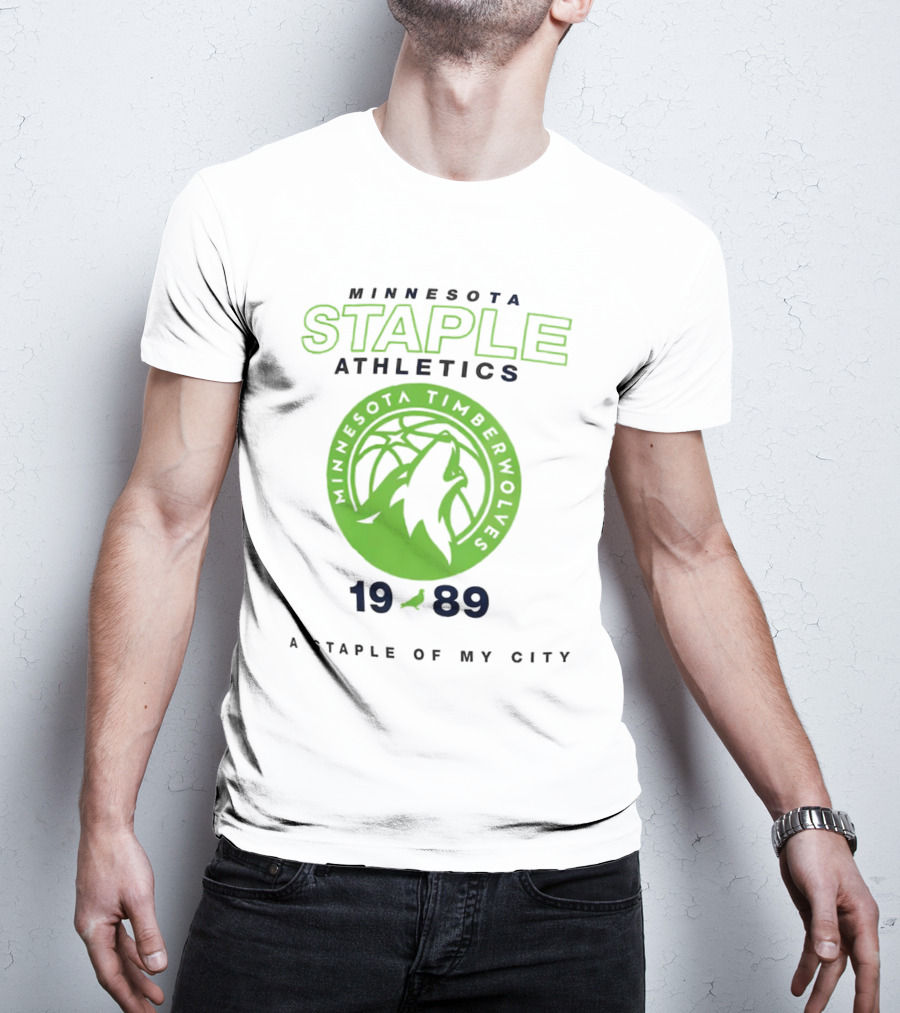 Minnesota Staple Athletics Timberwolves 1989 A Staple Of My City T-Shirt