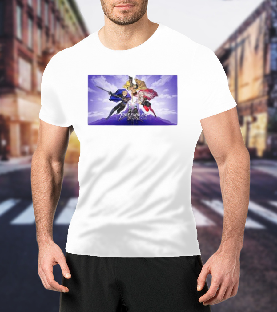 Fire Emblem Three Houses Characters And Heroes Battle Scene Image T-Shirt