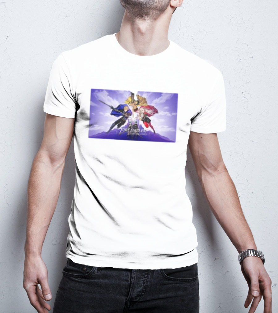 Fire Emblem Three Houses Characters And Heroes Battle Scene Image T-Shirt