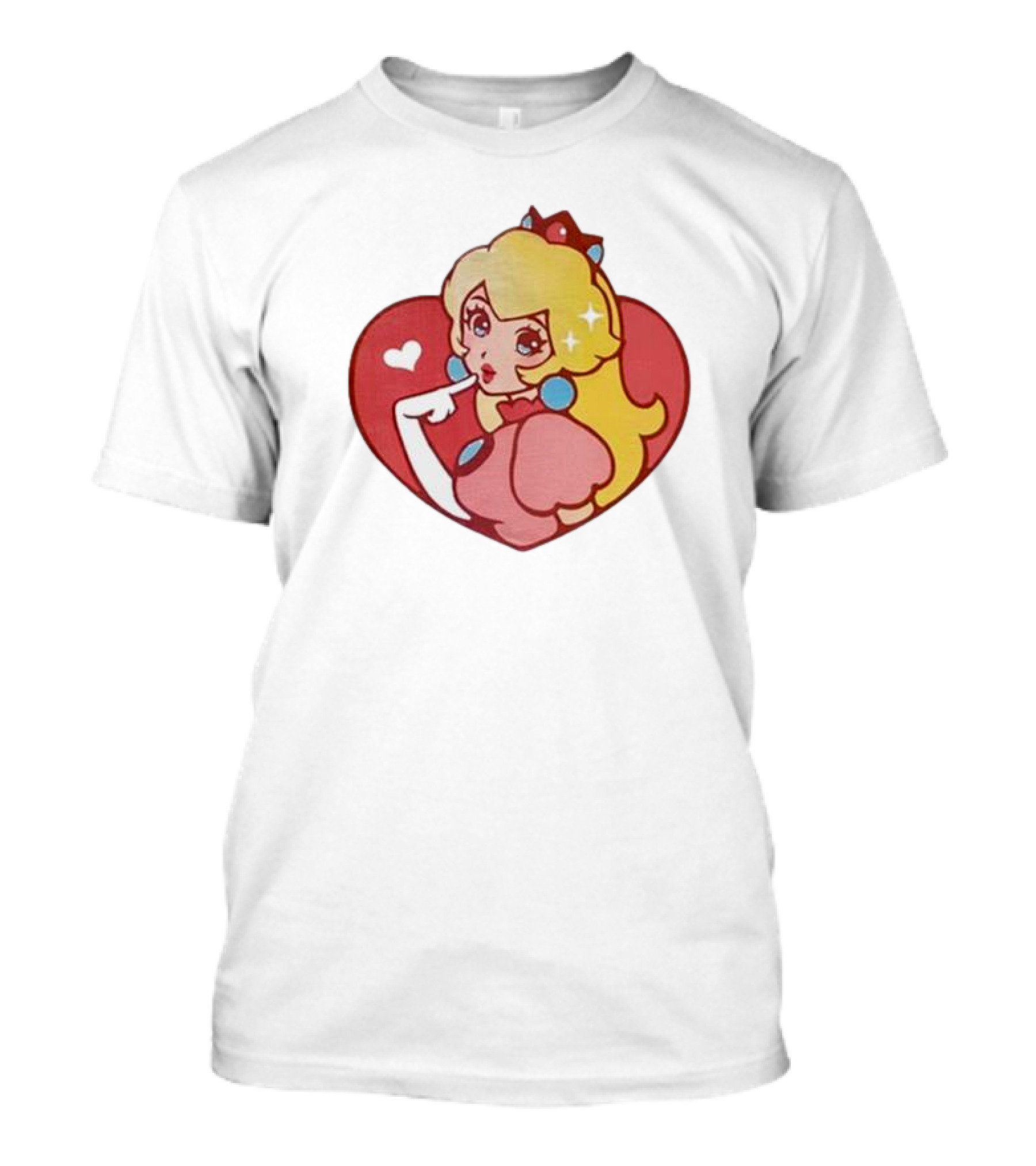 Princess Peach Heart T-Shirt