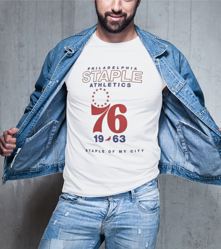 Philadelphia Staple Athletics 76 1963 Staple Of My City T-Shirt